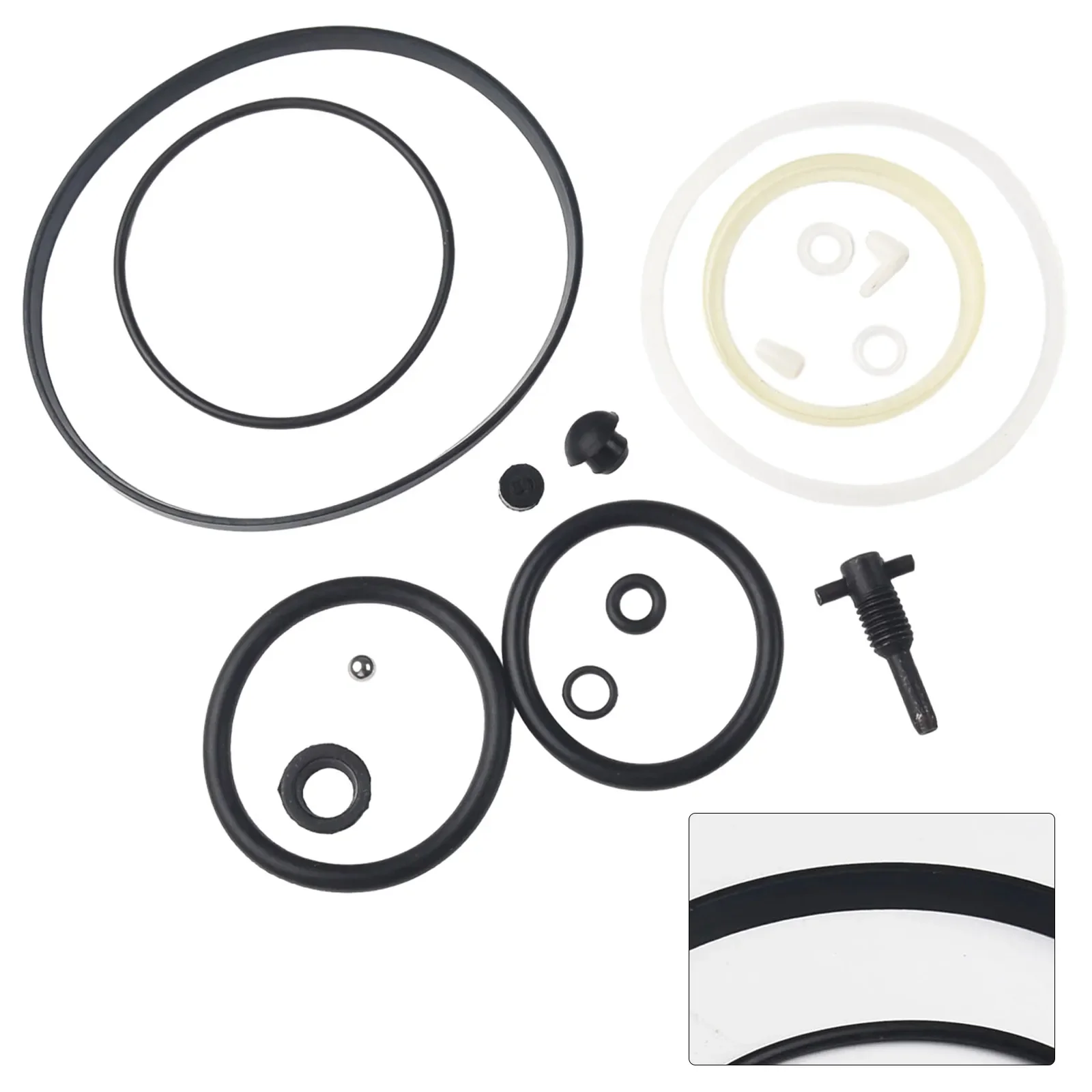 Complete Repair Kit for Vertical 20 Ton Jack Pump Core Oil Seal Dust Proof Oil Return Valve Steel Ball and Card