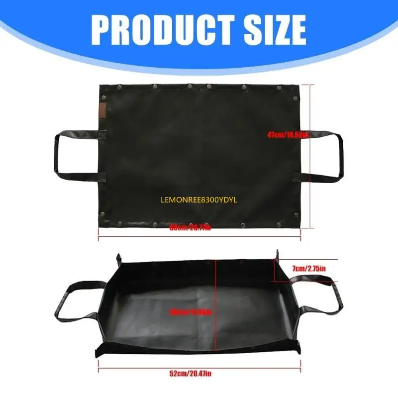 

270C Outdoor Fireproofs Mats Bag Heat Resistant Dustproofed Firewood Storage Pouches