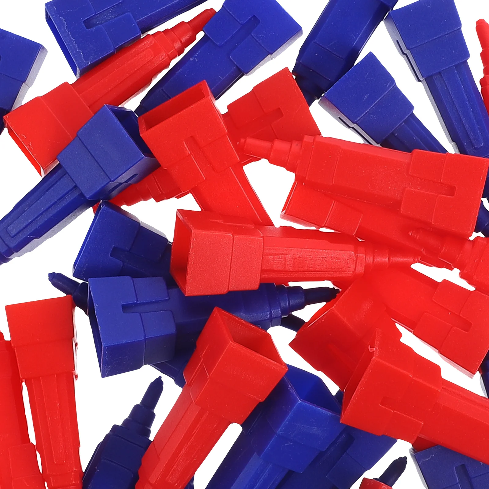 40 قطعة من ملحقات ألعاب الشطرنج على شكل بناء للأطفال، قطع ألعاب بديلة بألوان زاهية، تصميم صغير مدمج