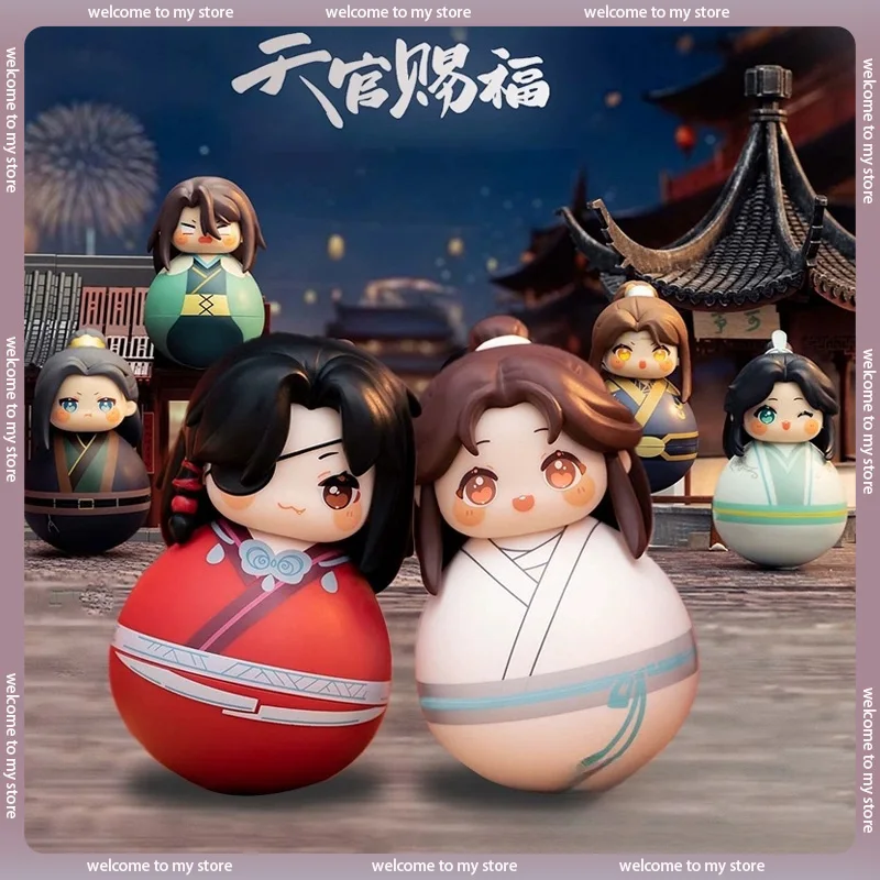 Nieuwe Hemelse Ambtenaren Zegen Blind Box Mystery Box Tian Guan Ci Fu Anime Xielian Huacheng Speelgoed Figuur Pop Model Verrassing Gift