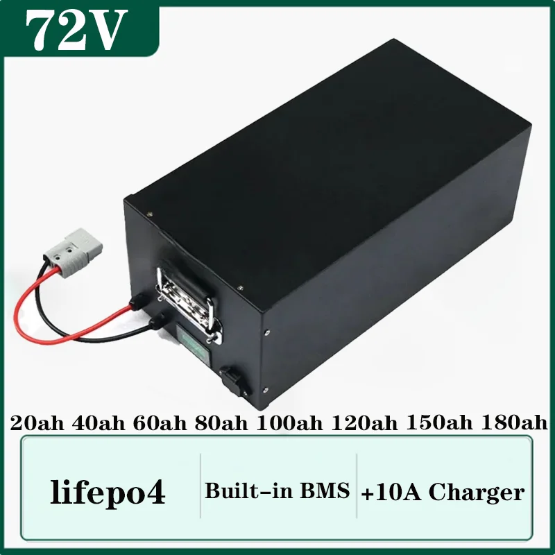 

72V 20ah 40ah 60ah 80ah 100ah 120ah 150ah 180ah lifepo4 lithium battery BMS for scooter Inverter EV bike Tricycle caravan EV