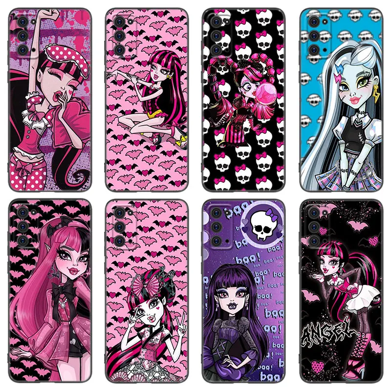 M-Monsters-H-High Anime Phone Case For Samsung Note 8 9 10 Lite 20 Ultra M40 M60 M80 S M14 M32 M33 5G M04 M10 M11 M12 M20 M22