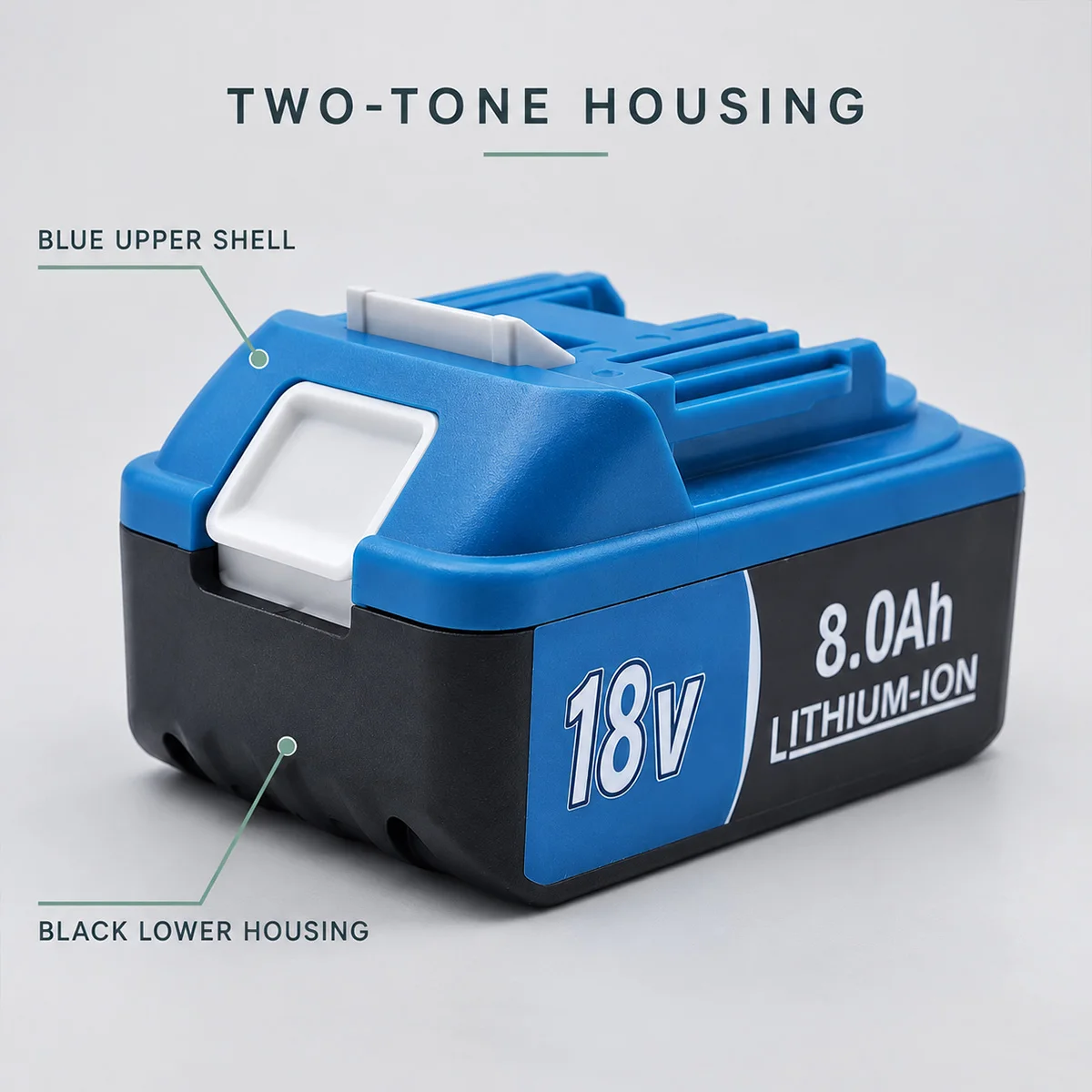 BL1860B 8Ah Rechargeable Battery Pack for Makita 18V LXT BL1820 BL1850B Cordless Power Tools