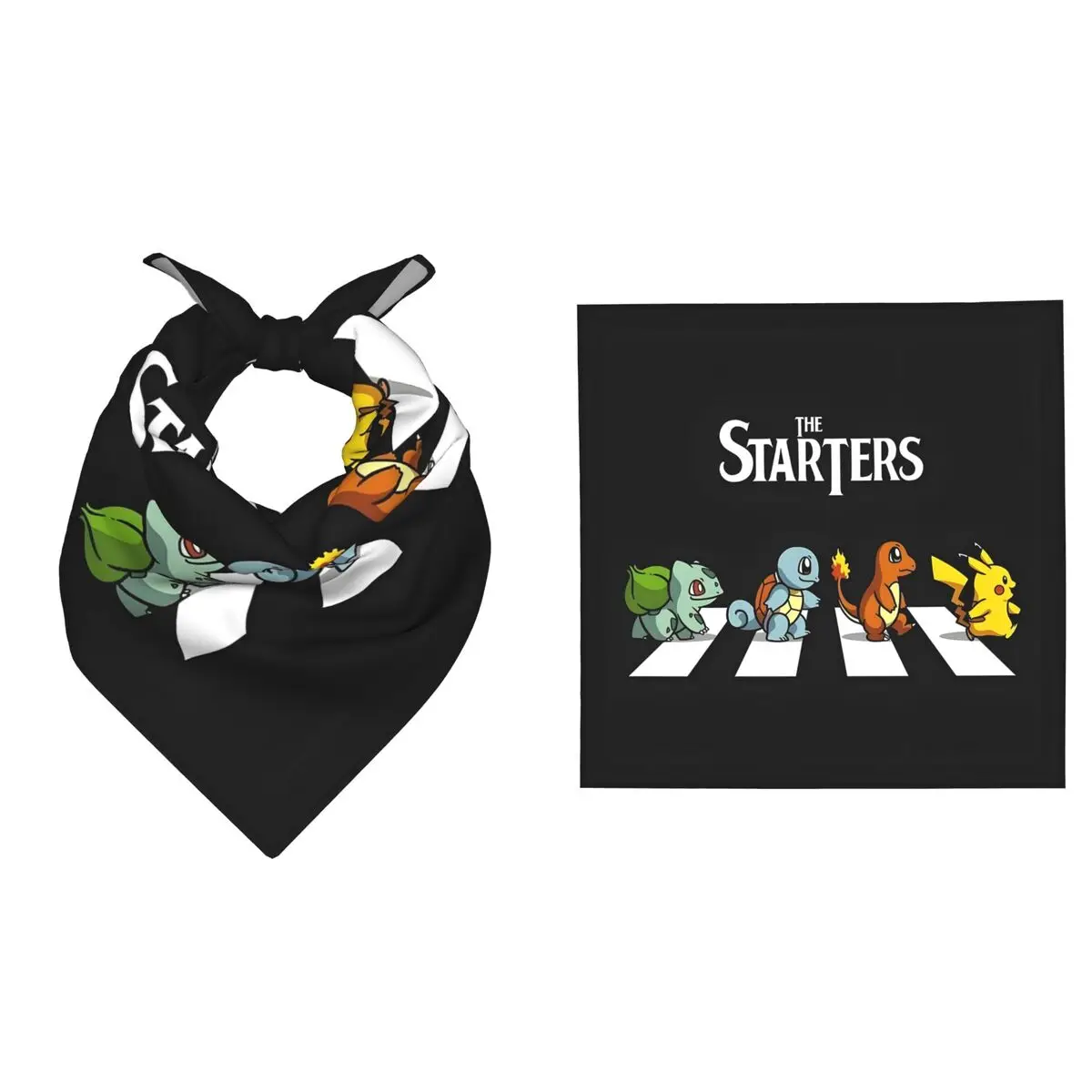 

Классическая аниме-бандана P-Pikachus в стиле хип-хоп, аксессуар для запястья, классический аниме-треугольный платок для свадеб, повязка на голову, маска-платок для лица