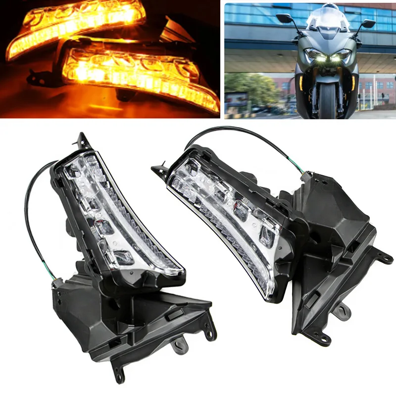 For Yamaha T-MAX530 T-MAX560 TMAX 530/560 DX/SX 2017 - 2021 TMAX530 TMAX560 Light LED Turn Signal Indicators Front Brake Lights