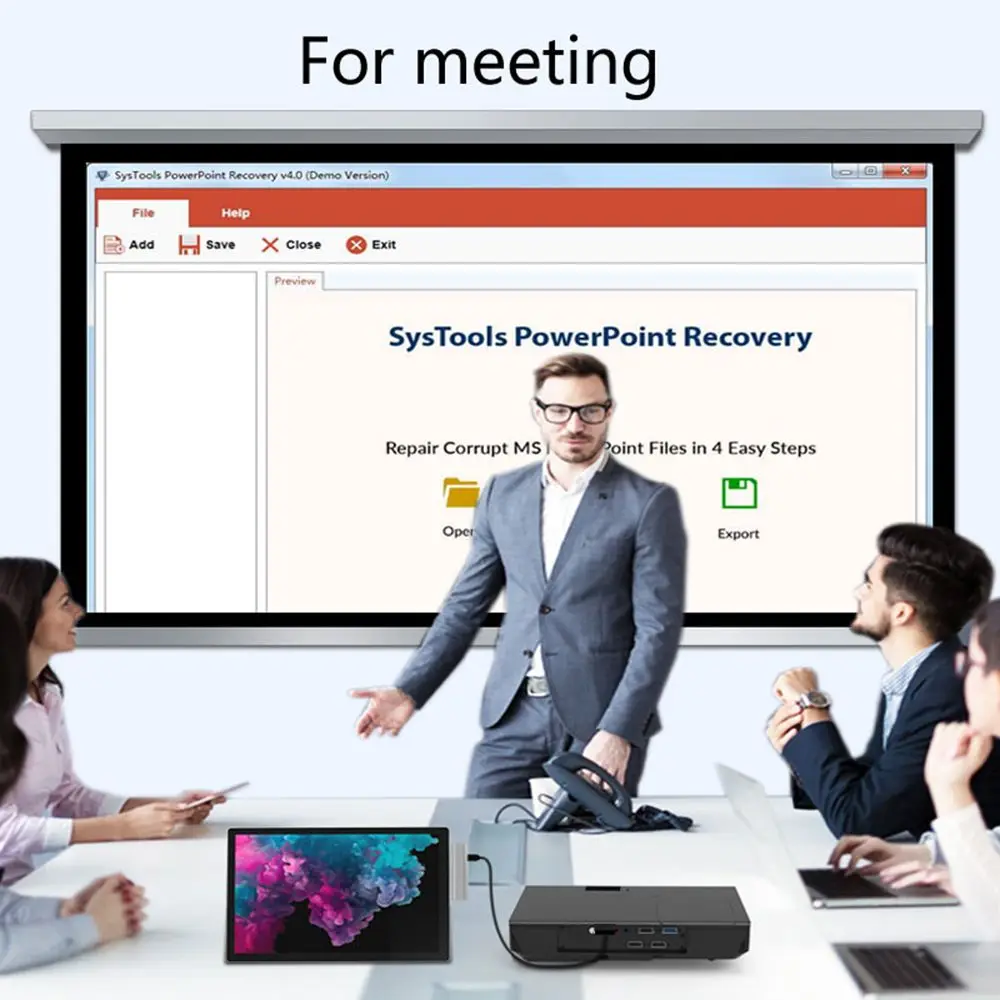5 in 1 Adapter Multiport USB 3.0 HUB Docking Station 4K HD-compatible Memory Card Reader For Microsoft Surface Pro 4/5/6