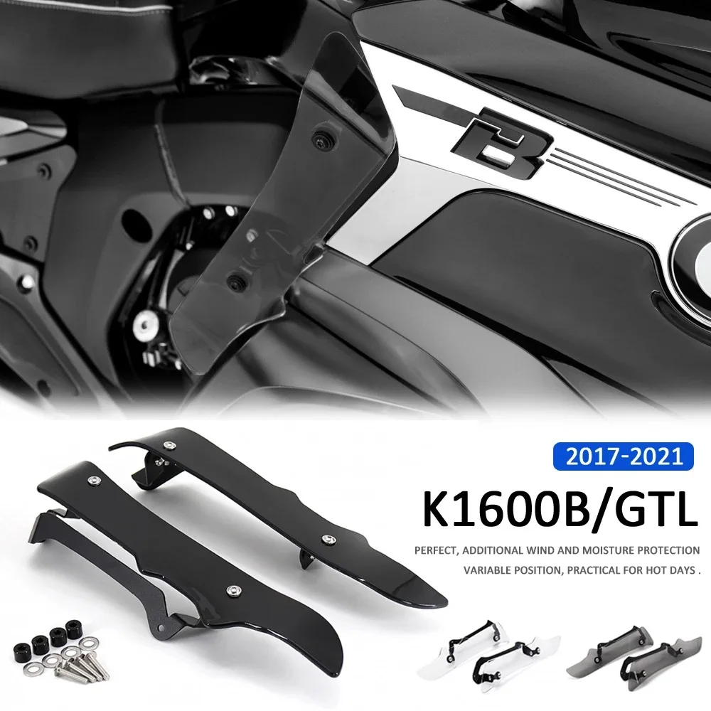 

For BMW K1600GT K1600 GT 2017-2023 Motorcycle Side Spoilers Wind Deflectors Wind Screen Extensions Foot Guard Accessories