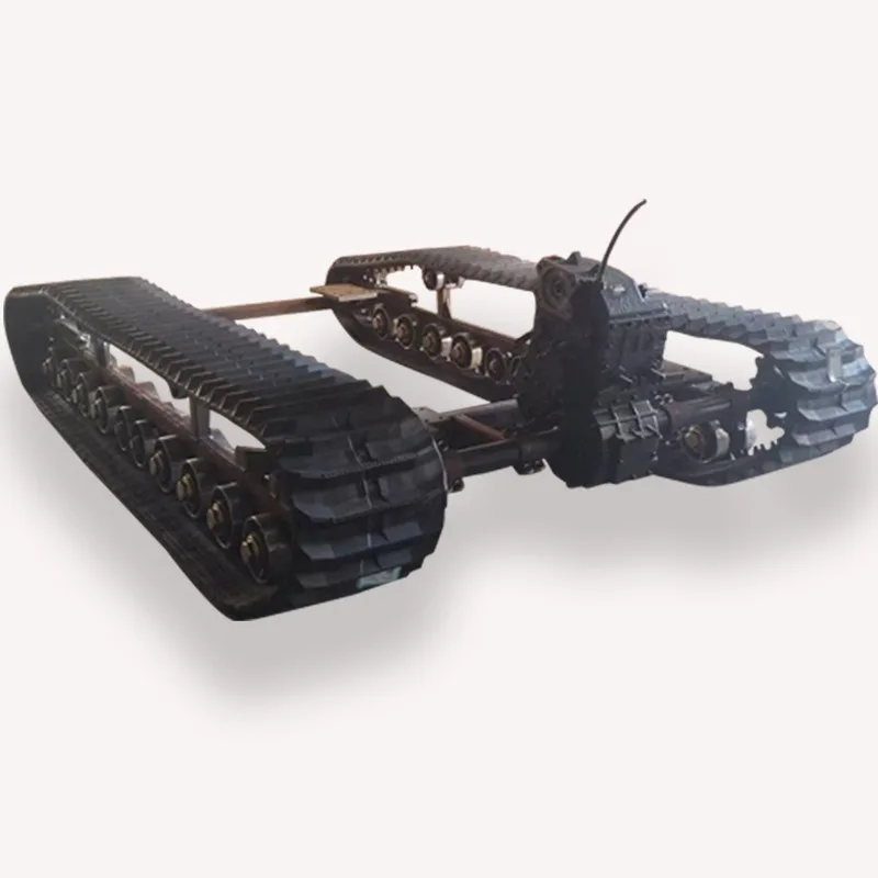 

Transmission truck Creeper chassis Agricultural all-terrain rubber track chassis