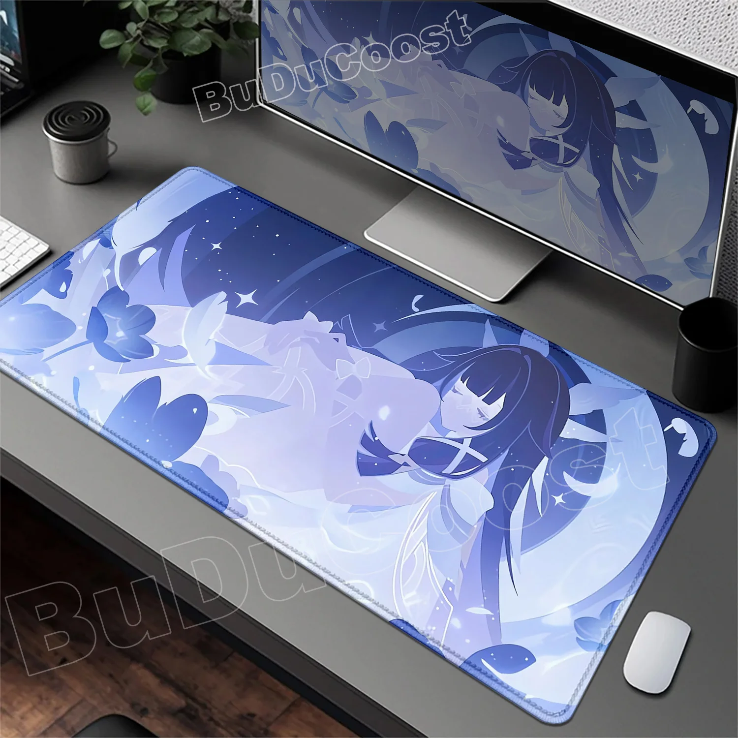

HD Printing Genshin Impact Nordkalai Character Pattern Mousepad Columbina Jahoda Zibai Laptop Gamer Mouse Pad XXL Anime Desk Mat