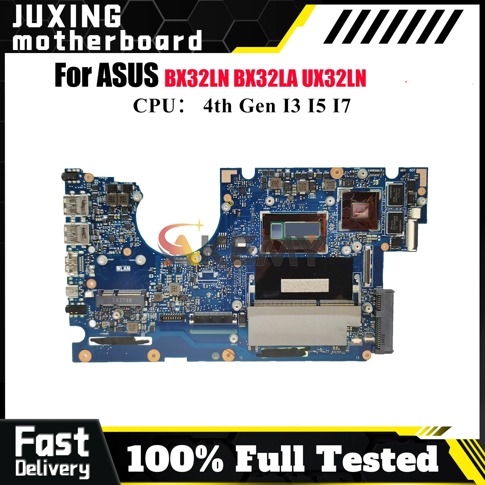 

Материнская плата UX32LN для ноутбука ASUS ZenBook BX32LN UX32LN UX32L BX32LA, материнская плата для ноутбука с процессором I3 I5 I7, 100% тестирование, ОК, быстрая доставка
