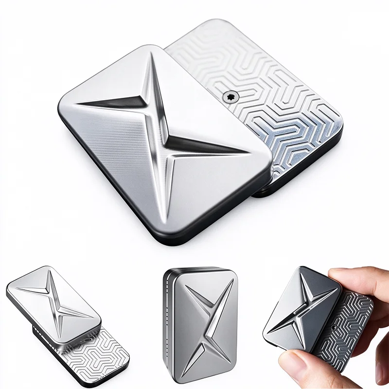 EDC Fidget Sliders Slider Metal Fidget Toys Stress Relief for Adults Magnetic Metal Infinite Fidget