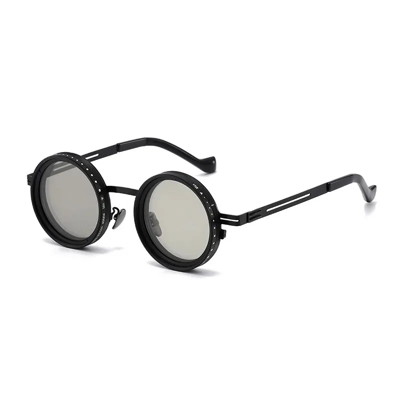 

2026 Fashion New Unisex Handmade ND9 Level Sunglasses Stepless Rotating Filter Retro Polarized Sunglass Cycling Sports Glassees