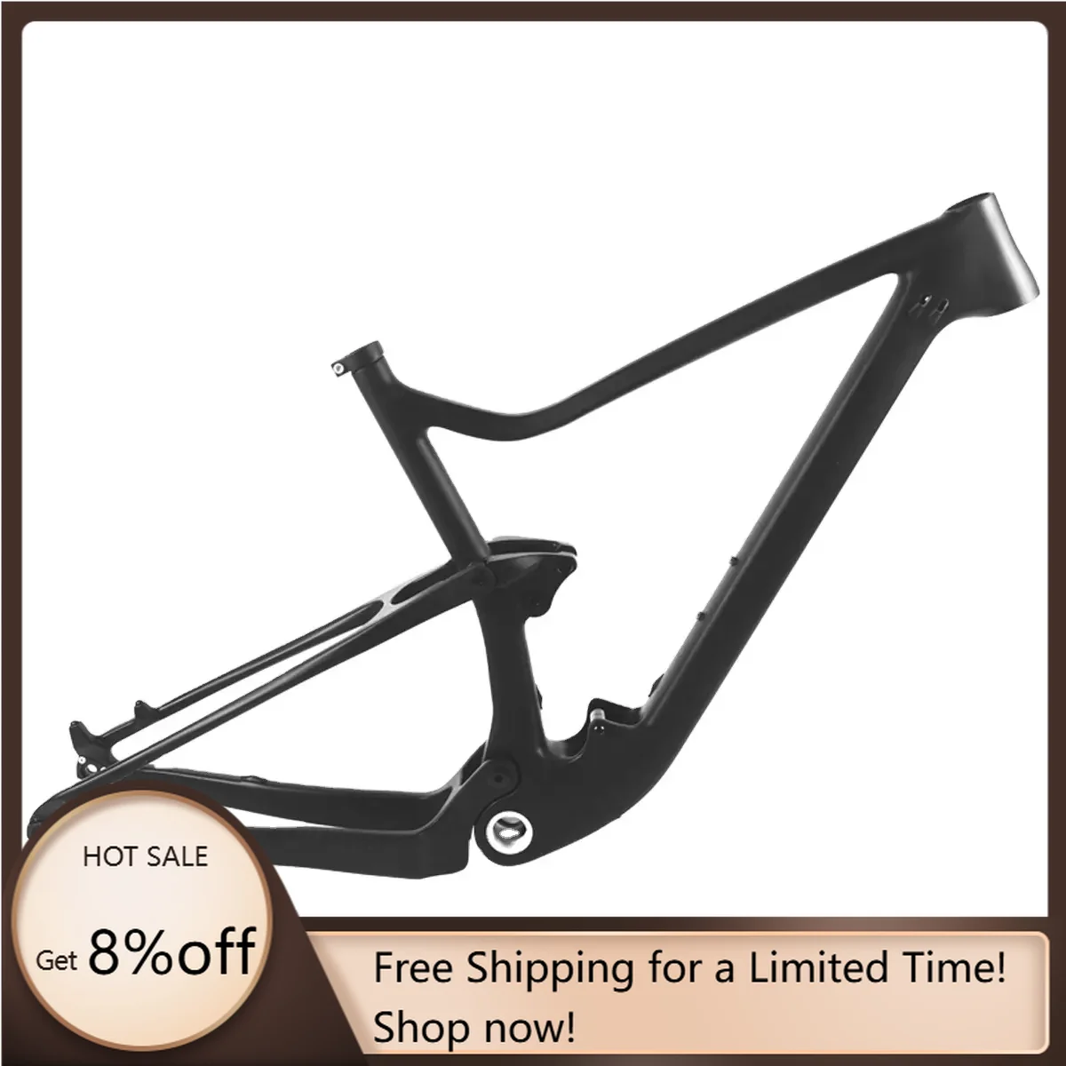 

STLF OEM XC Carbon Full Suspension Frame MTB 29ER MTB Thru Axle 148*12MM Mountain Bike Frame