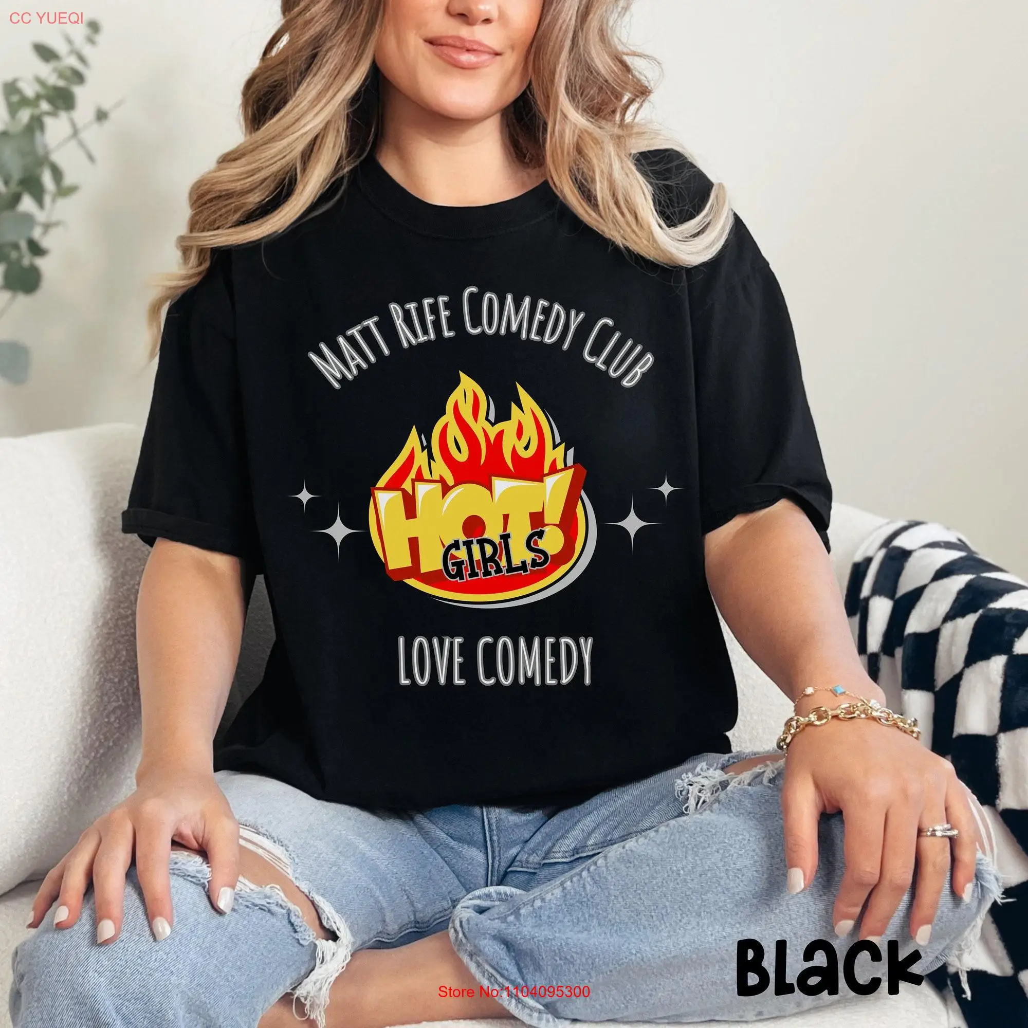 Hot girls love Comedy T Shirt Matt rife Club Problemattic tour 2024 American Comedian world long or short sleeves