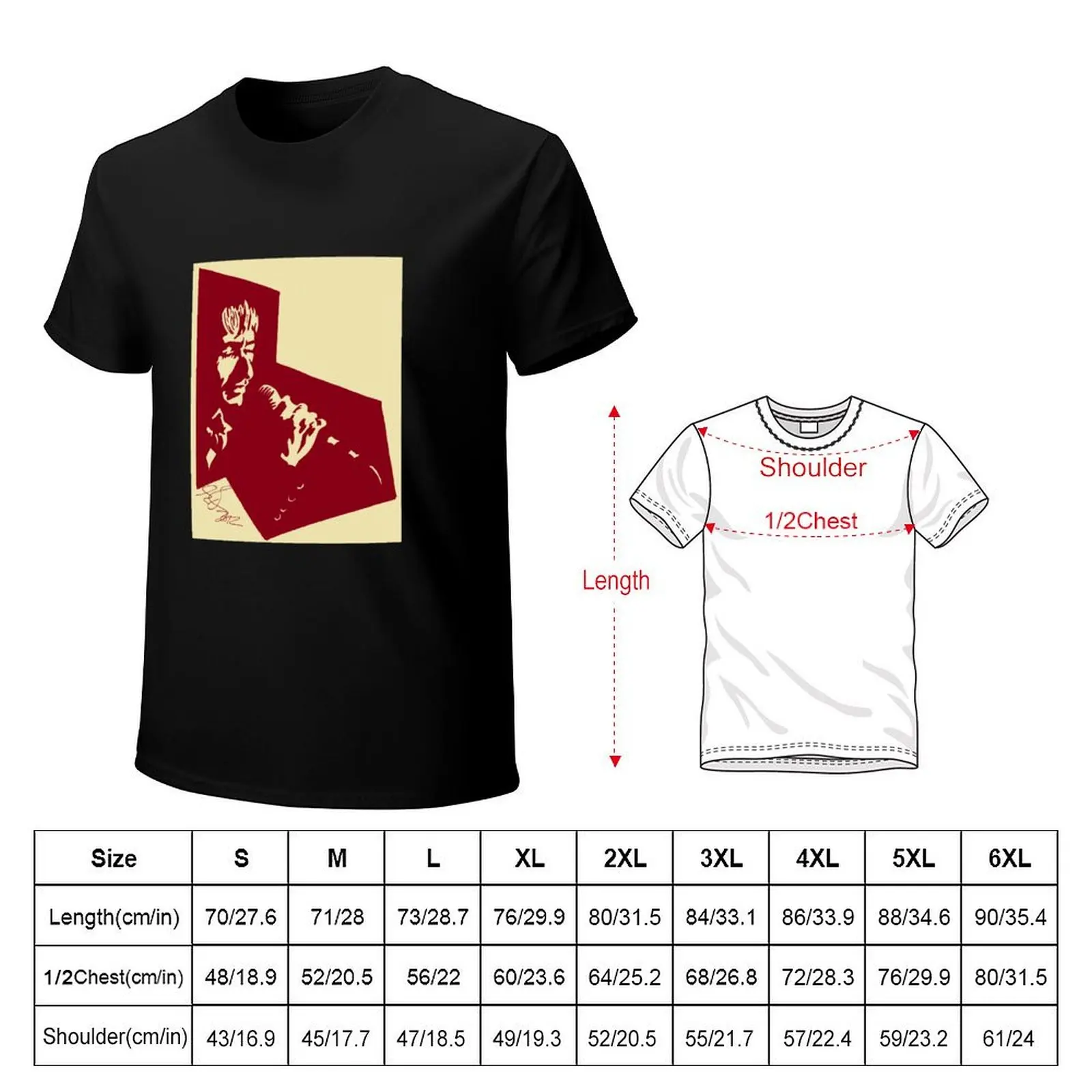 Our Mutual Friend - dark red/light yellow T-Shirt man t shirts for men T-Shirt