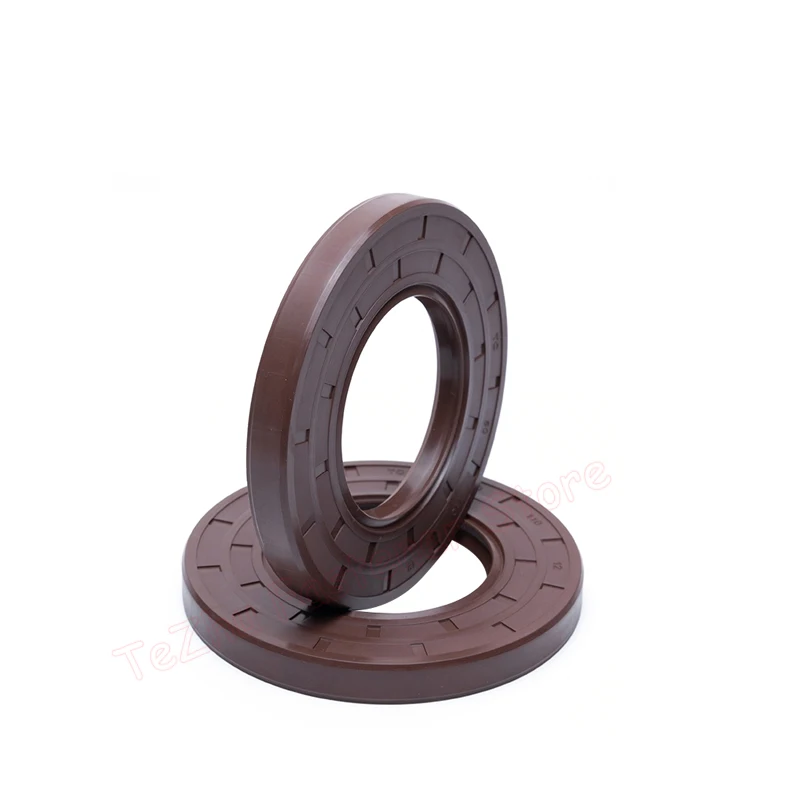 ID 43 44 45 46 47 48 49 50mm FKM Fluorine Rubber Skeleton TC Oil Seal High Temperature Washer Gasket Acid Resistance Abrasion