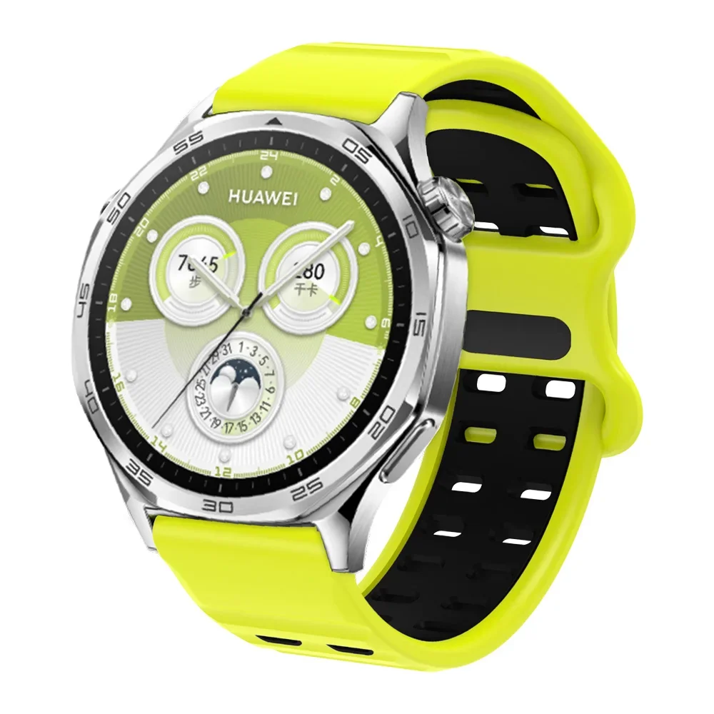 シリコン製22mm Huawei GT3 5 Pro 46mm/GT 2/3/4/5 46mm Pro SE用リストバンドストラップ、Huawei Watch GT4 GT4 46mm用ウォッチバンドブレスレット