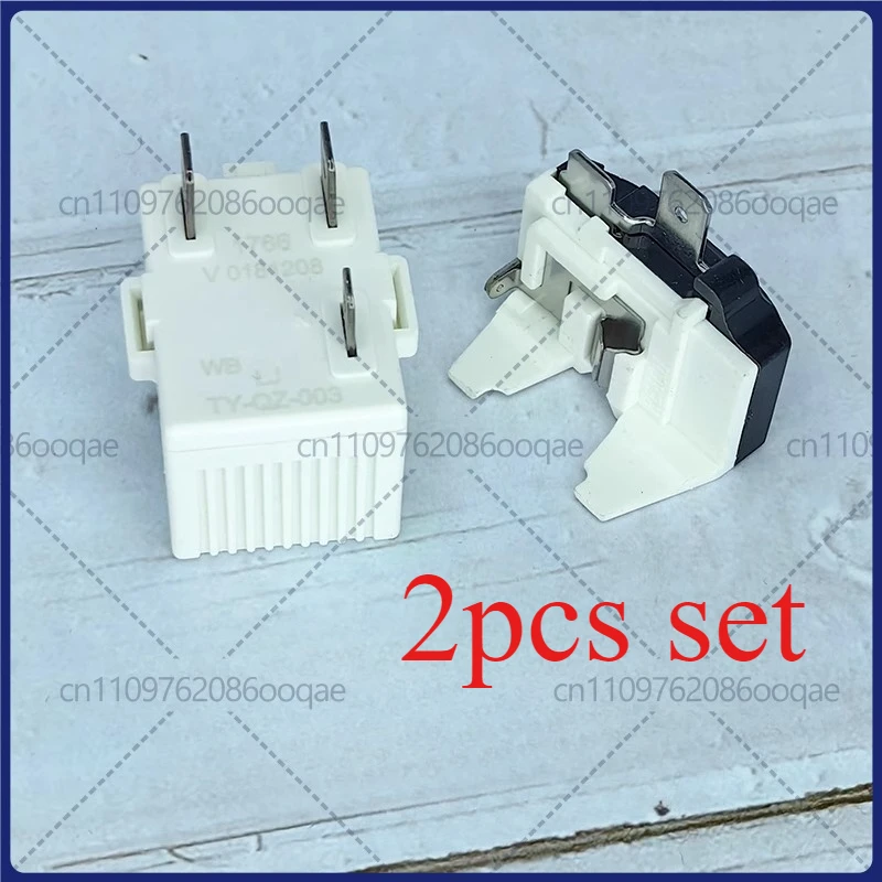 

Suitable for refrigerator freezer compressor PTC starter + butterfly protector set TY-QZ-003