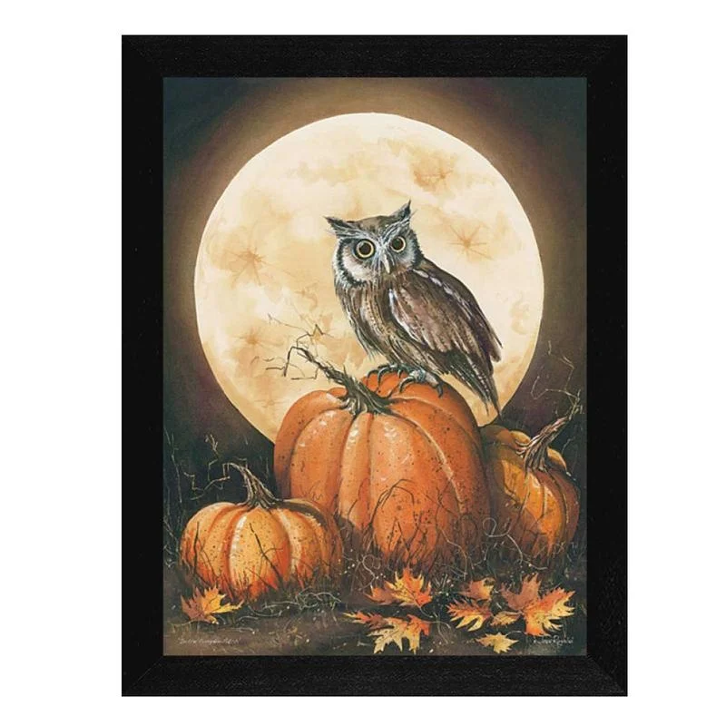 

Pumpkin Patch Wall Art, Framed Poster, Black Frame, Ready to Hang