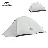 Naturehike Cloud Up UL Camping Tent Ultralight 15D Quick Bulid Beach Tents Outdoor Waterproof Two Person Large Hiking Tent