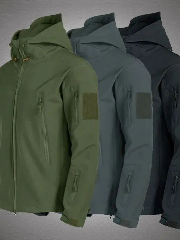 

Мужская дышащая ветрозащитная спортивная куртка для активного отдыха, городской стиль, полиэстер, на молнии, легкий уход