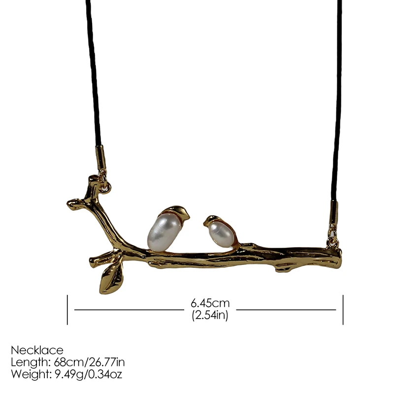 LEWIS SEGAL Bird on a Branch Chrome Necklaces Pendant 925 Silver Plated Fashion Jewelry Simple Women Men Unisex Punk Style