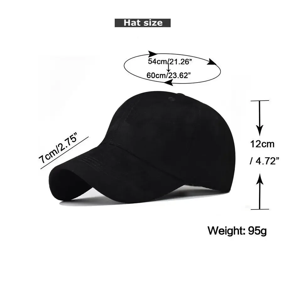 Neue Großhandel Wildleder Baseball Cap Herbst Winter für Männer Frauen Winter Solide Straße Hut Unisex Einstellbar Casual Plain Gorra Caps – Detail 1