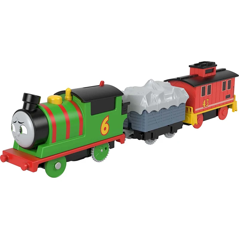 Thomas and Friends Motorized Toy Train Set Party Train Percy Secret Agent Crystal Caves Bruno Figure Model Collectible Boy Gifts