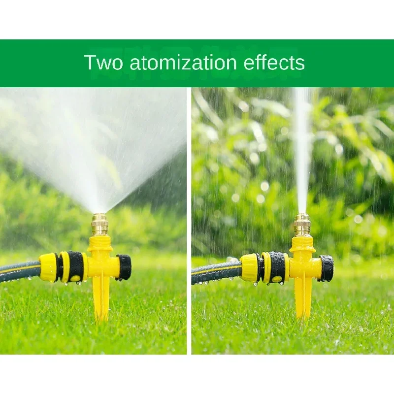 Automatic Watering Device for Garden Lawn Irrigation, Sprinkler Nozzle, Vegetable Sprinkler, Adjustable 360 °, Artifact