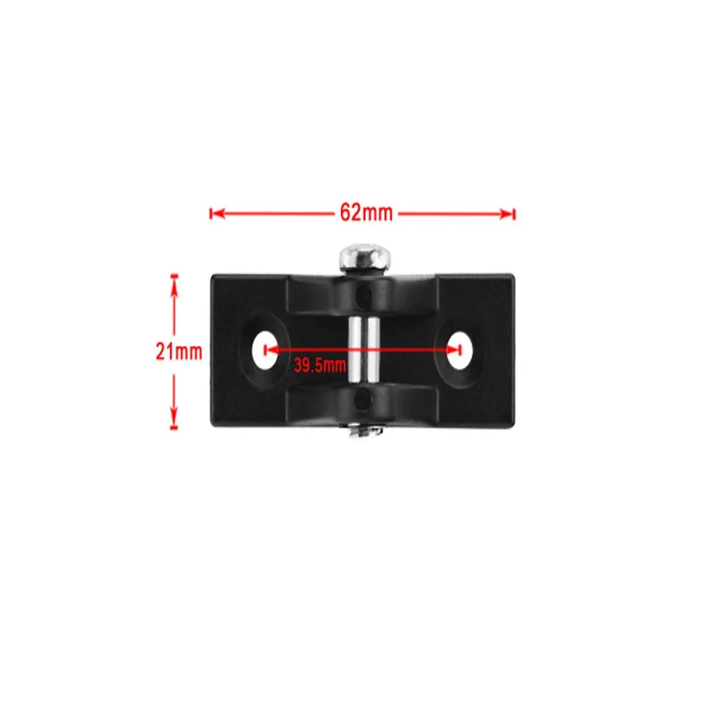 Marine Nylon Deck Hinge Mount Bimini Top Fitting Boat Cover Boat Accessories Bimini Spray Hood Canopy Kayak Canoe Dinghy