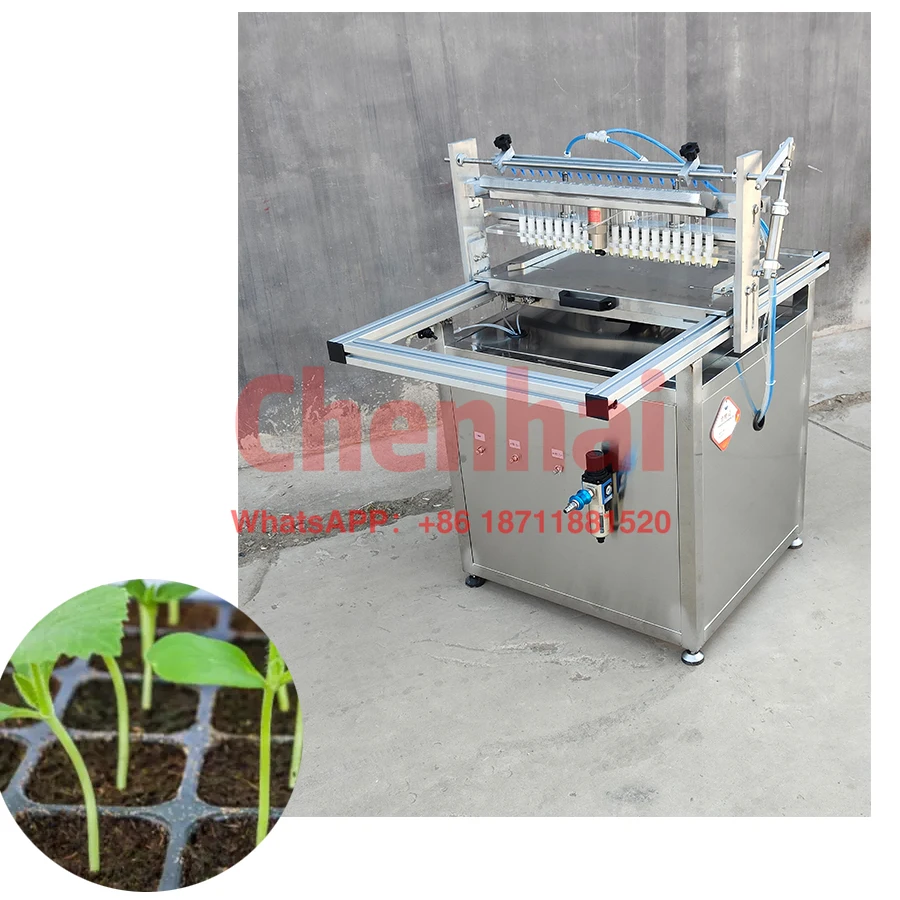 

Hot Sale Automatic Plug Seeder Tray Seeder Seed Tray Planter Needle-type Seeder for Sowing Vegetable and Fruit