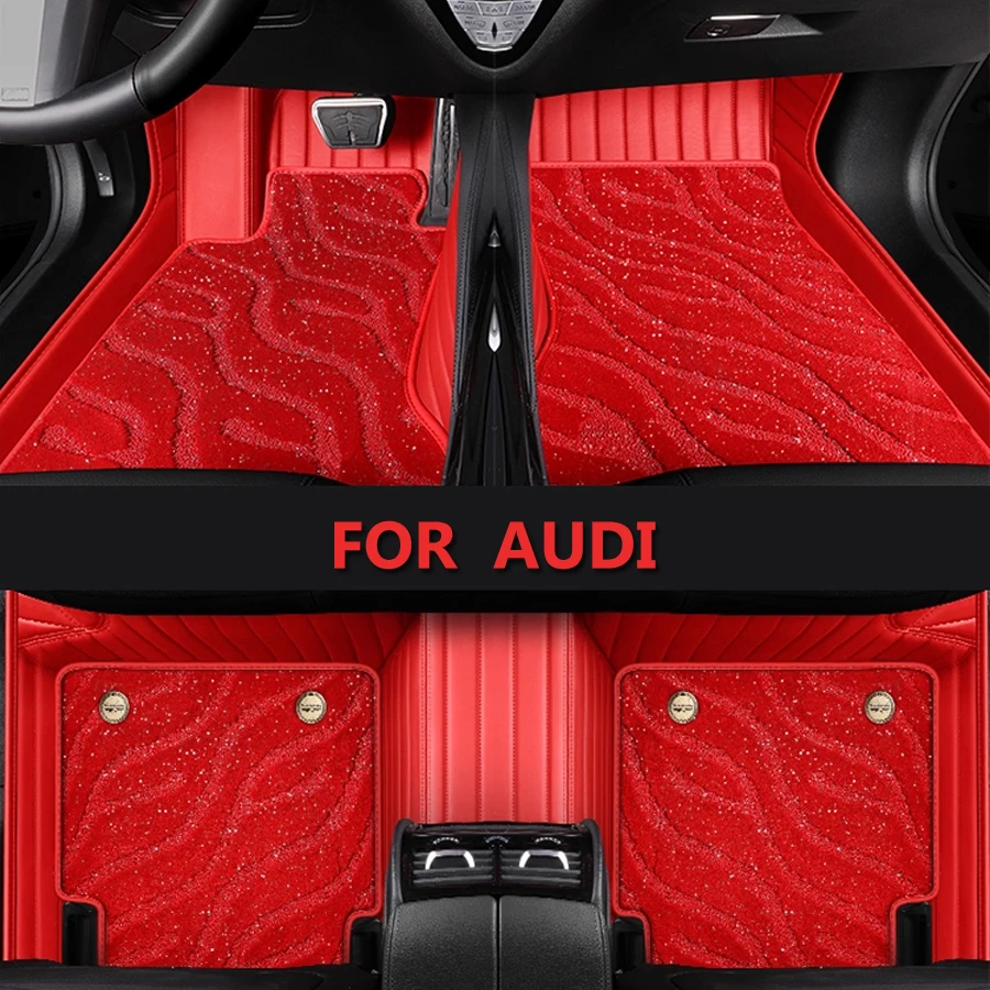 

Starry Sky Custom 3D Car Floor Mats for Audi Q5 2009-2016 Q3 2012-2025 e-tron 2018-2023 Interior Accessories Artificial Leather