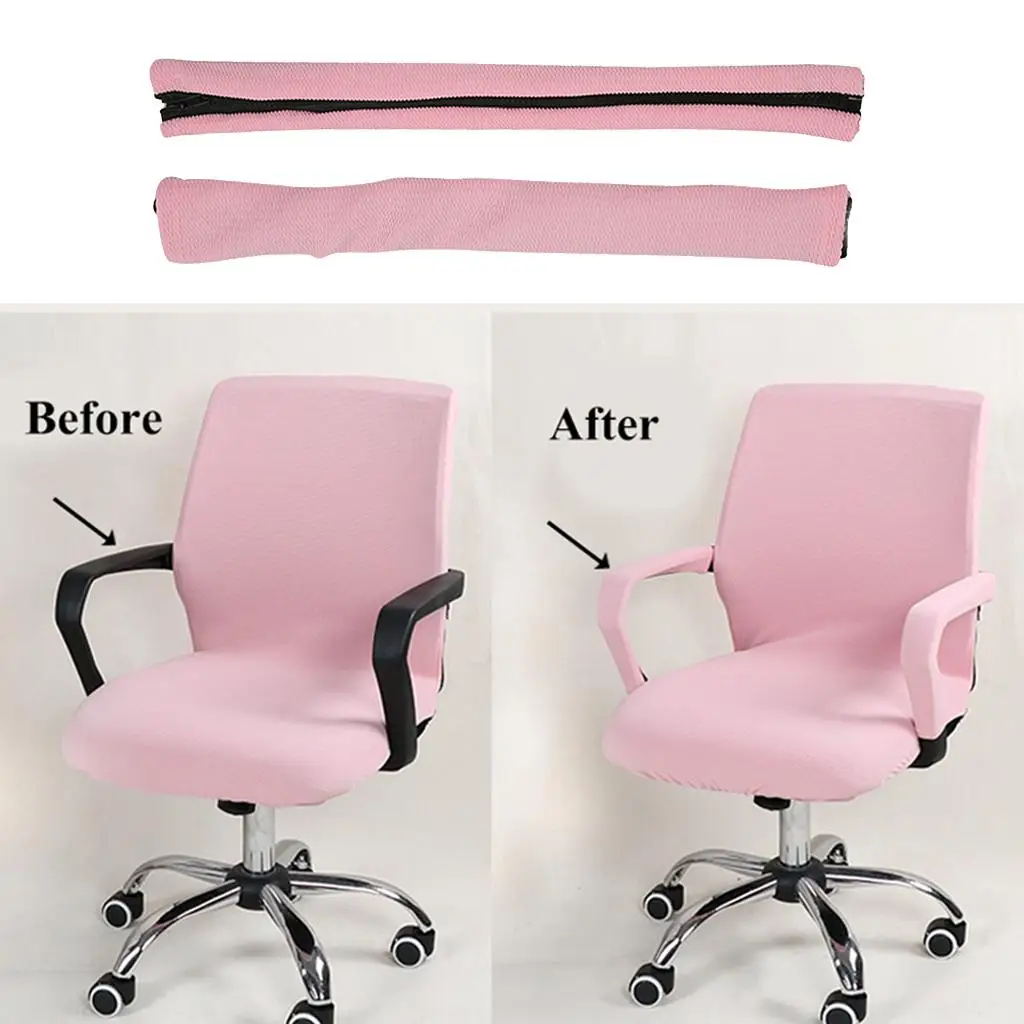 Adjustable Elastic Chair Arm Cover Non Slip Set Universal Fit for Reclining Armchair Sofa Home Furniture