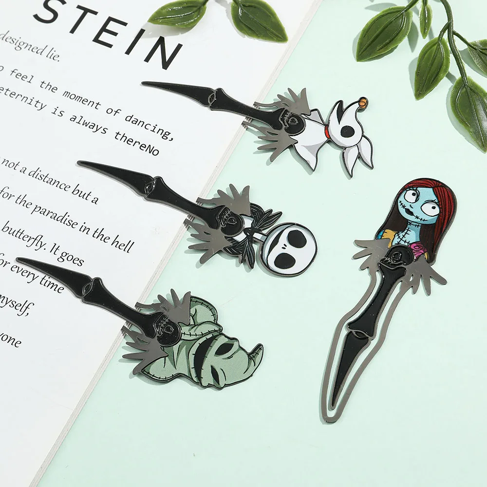 Anime Christmas Eve Bookmarks Fans Collect Paper Clip Metal Bookmarks Gift Cartoon Book Accessory for Book Lovers Reading Marker