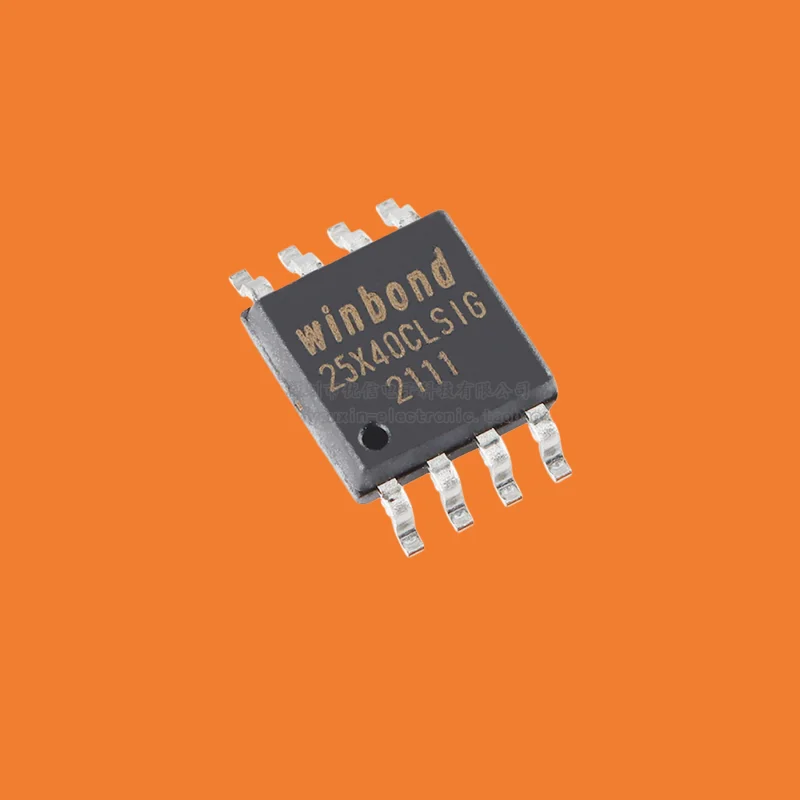 10pcs/Original genuine W25X40CLSSIG SOIC-8 2.5/3/3.3V 4M bit serial flash memory chip