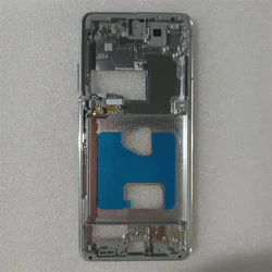 For Samsung Galaxy S21 Ultra 5G SM-G998B Middle Frame Housing Board LCD Bezel Repair Spare Part +Side Buttons