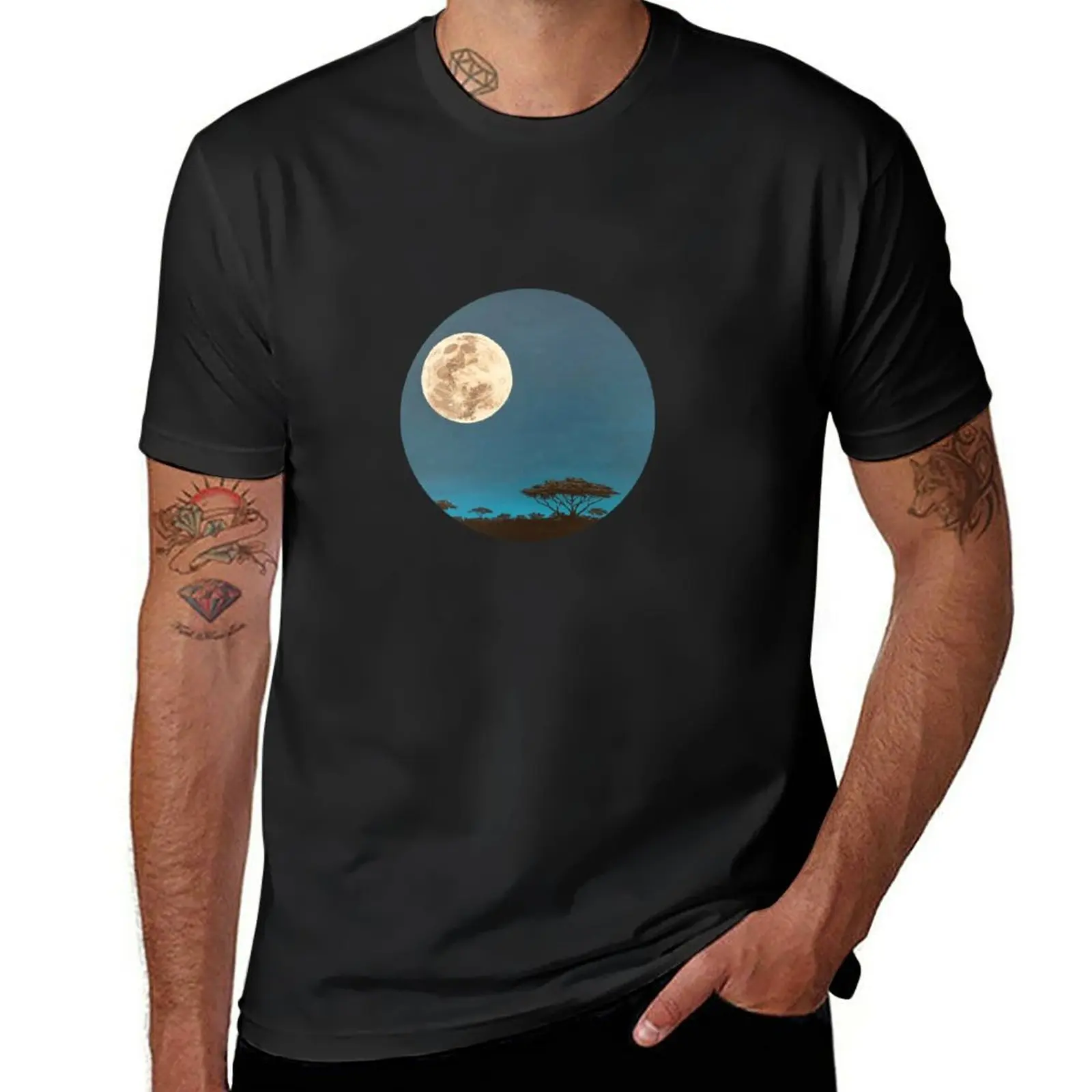 

Moonrise T-Shirt tops anime clothes sublime Short sleeve tee mens cotton t shirts