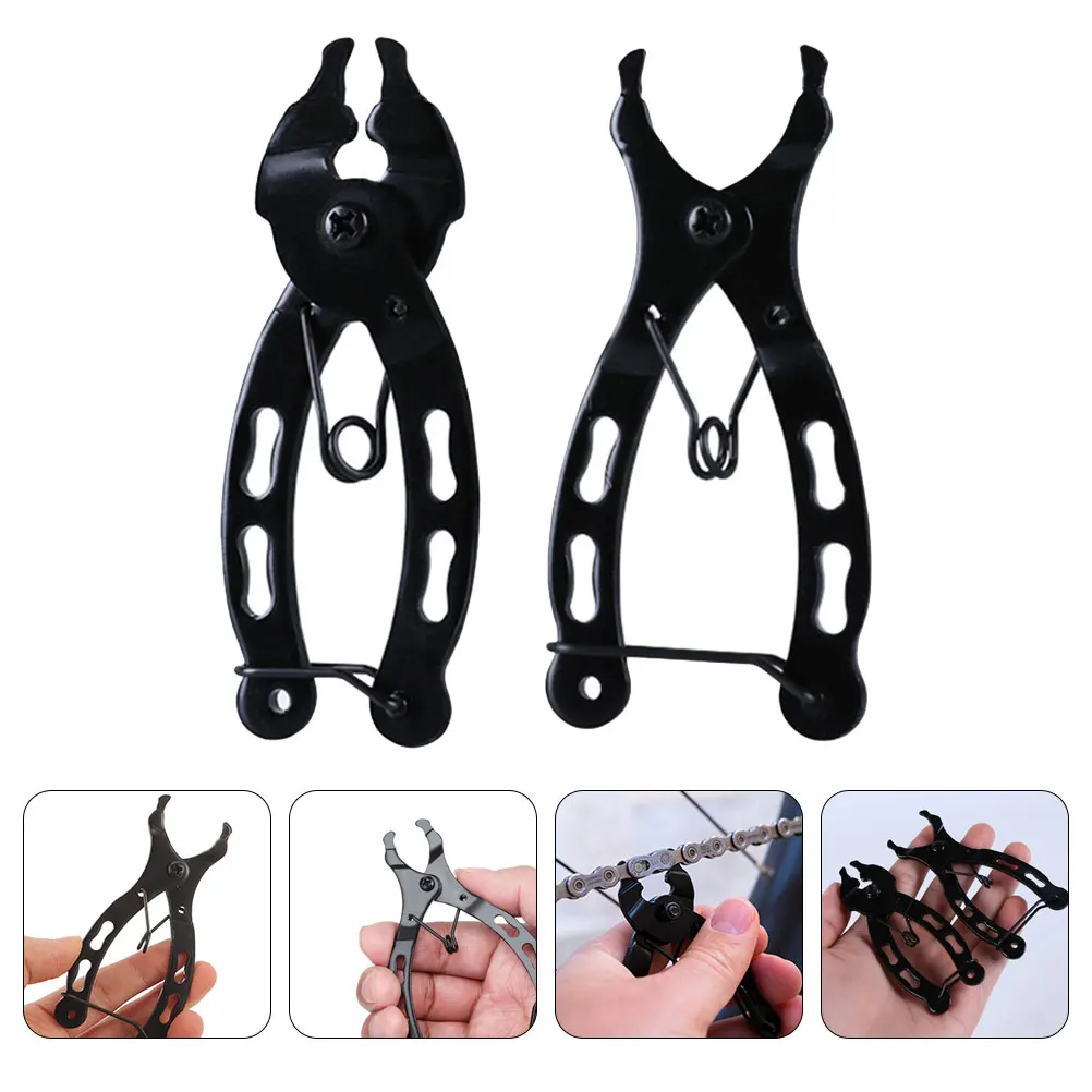 

2 Pcs Chain Hook Pliers Bicycle Link Remover Multifunctional Bike Removal Tool Steel