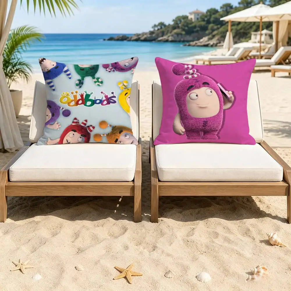 CARTOON Odd O-OddbodsS   Decorative Pillowcase Square Pillowcase Home Office Decorative Cushion Cover