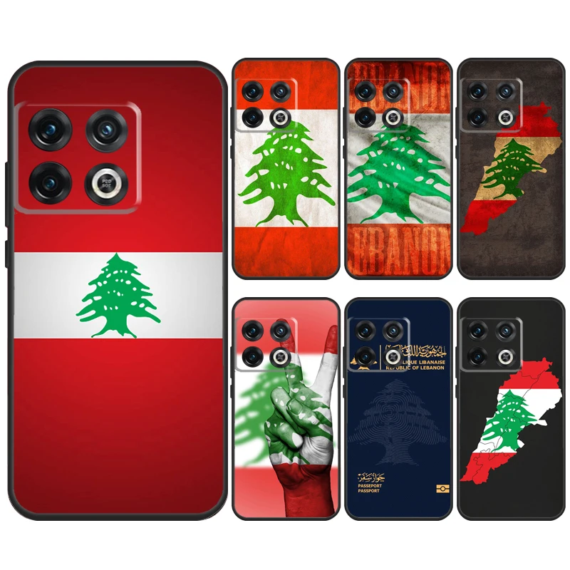 Lebanon Flag Map Case For OnePlus Nord CE 4 2 3 Lite N10 N20 OnePlus 12 11 9 10 Pro 8T 9RT 10T 10R 12R Cover