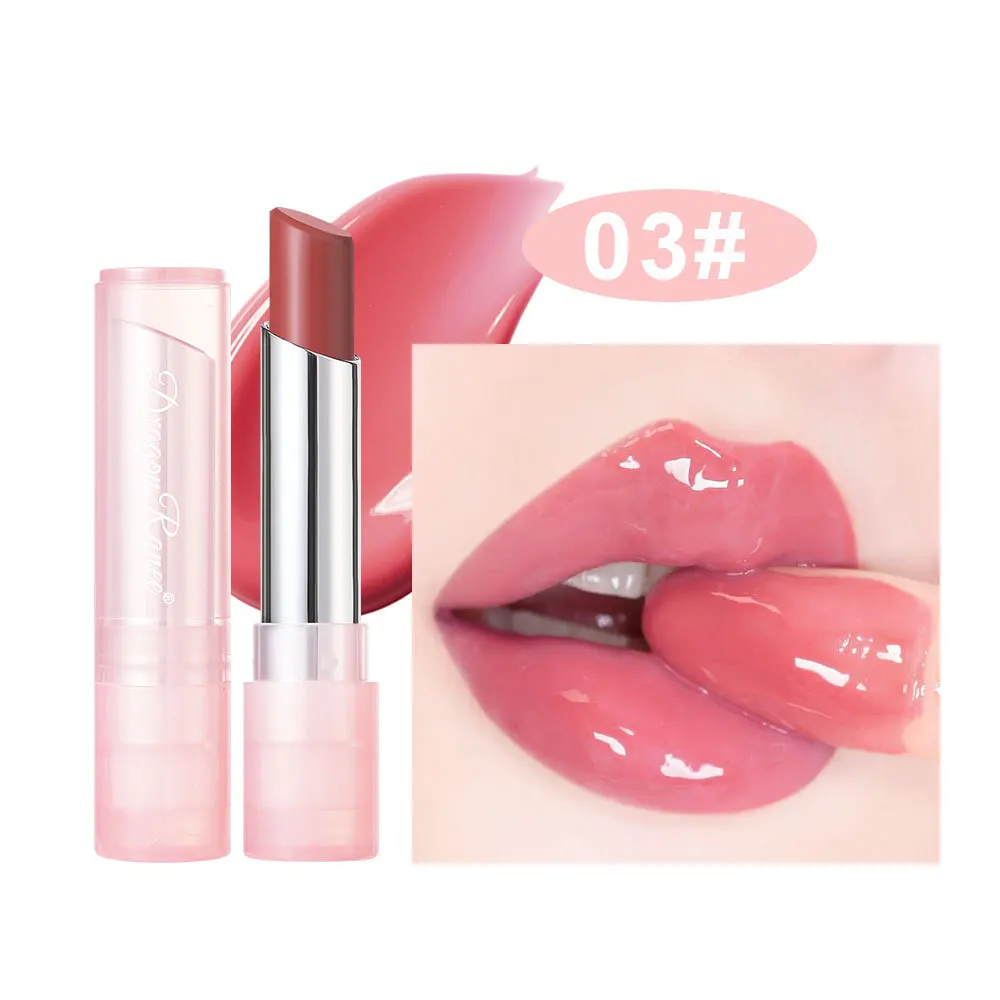 Temperature Color Changing Pink Lipstick Moisturizing Lip Glaze Nutritious Jelly Lip Balm Warm Change Lip Stain Makeup Lip Tint