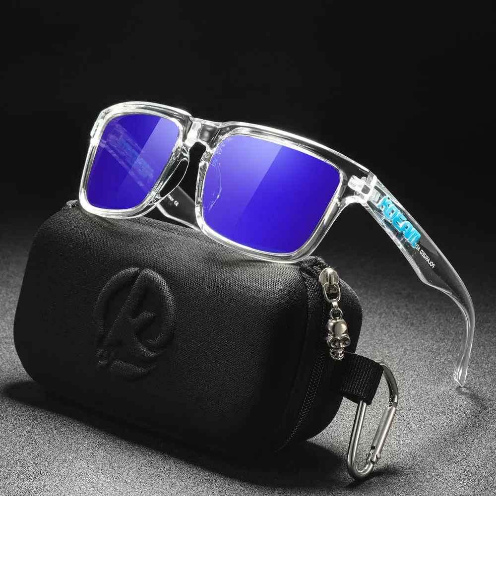 KDEAM Neue Farben Klassische KD332 Quadratische Polarisierte Sonnenbrille Für Männer Und Frauen Reisen Sonnenbrille Mit Fall Für Einfache Tragen – Detail 14