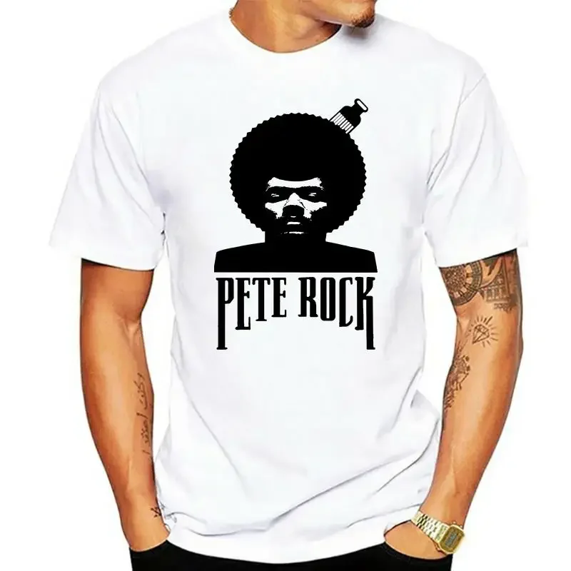 PETE ROCK T-SHIRT  DJ PREMIER RAP HIP-HOP RARETops wholesale Tee custom Environtal printed Tshirt cheap wholesale