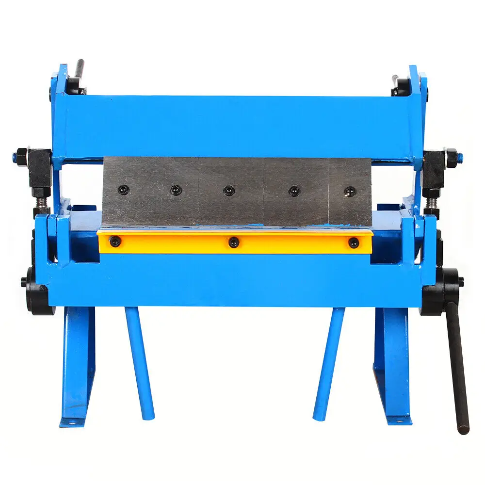 Industrial Metal Sheet Bending Machine Durable 305mm 0-135° Angle Manual Sheet Metal Shear Brake Roller Bending Machine