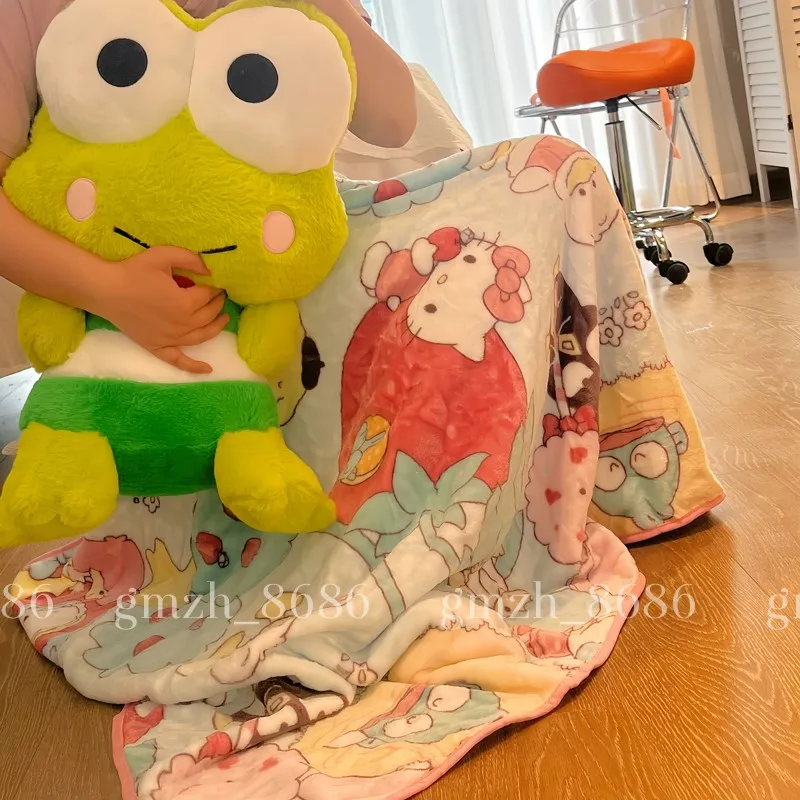 Muñeco de peluche de Anime japonés Sanrio Kero Keroppi, muñeco de rana de ojos grandes, colgante de estilo japonés, almohada de peluche, regalo