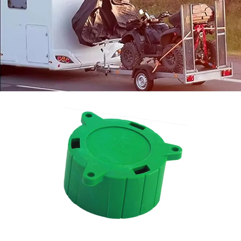1Pc Trailer Connector Plug Dustproof Cover Dust Cap for 8/13-Pin Dust Cap Universal Parking Socket Protection Towing Adaptor