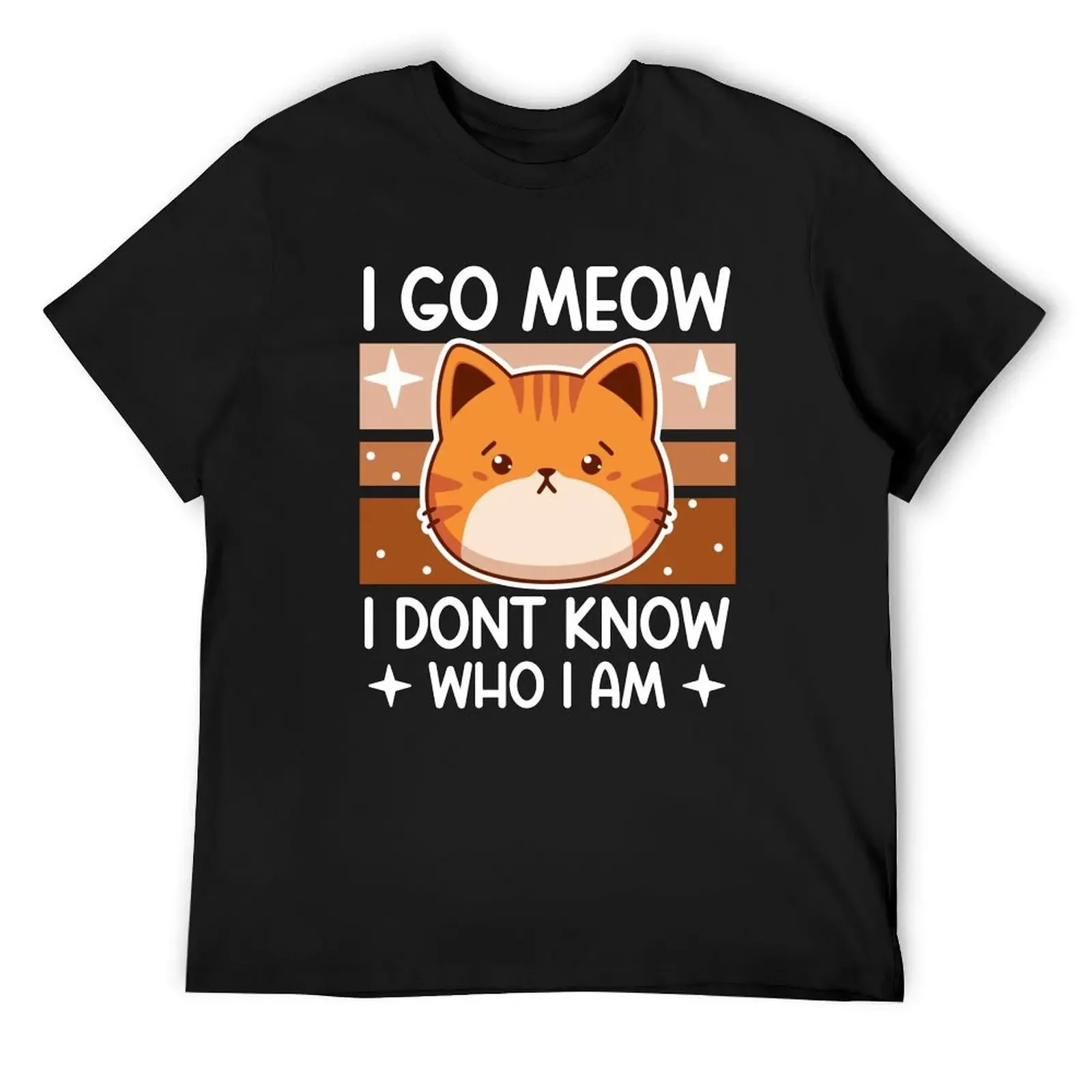 

I go meow Orange Cat lovers T-Shirt custom shirt funny meme t-shirts summer top plus size clothes mens t shirts casual stylish