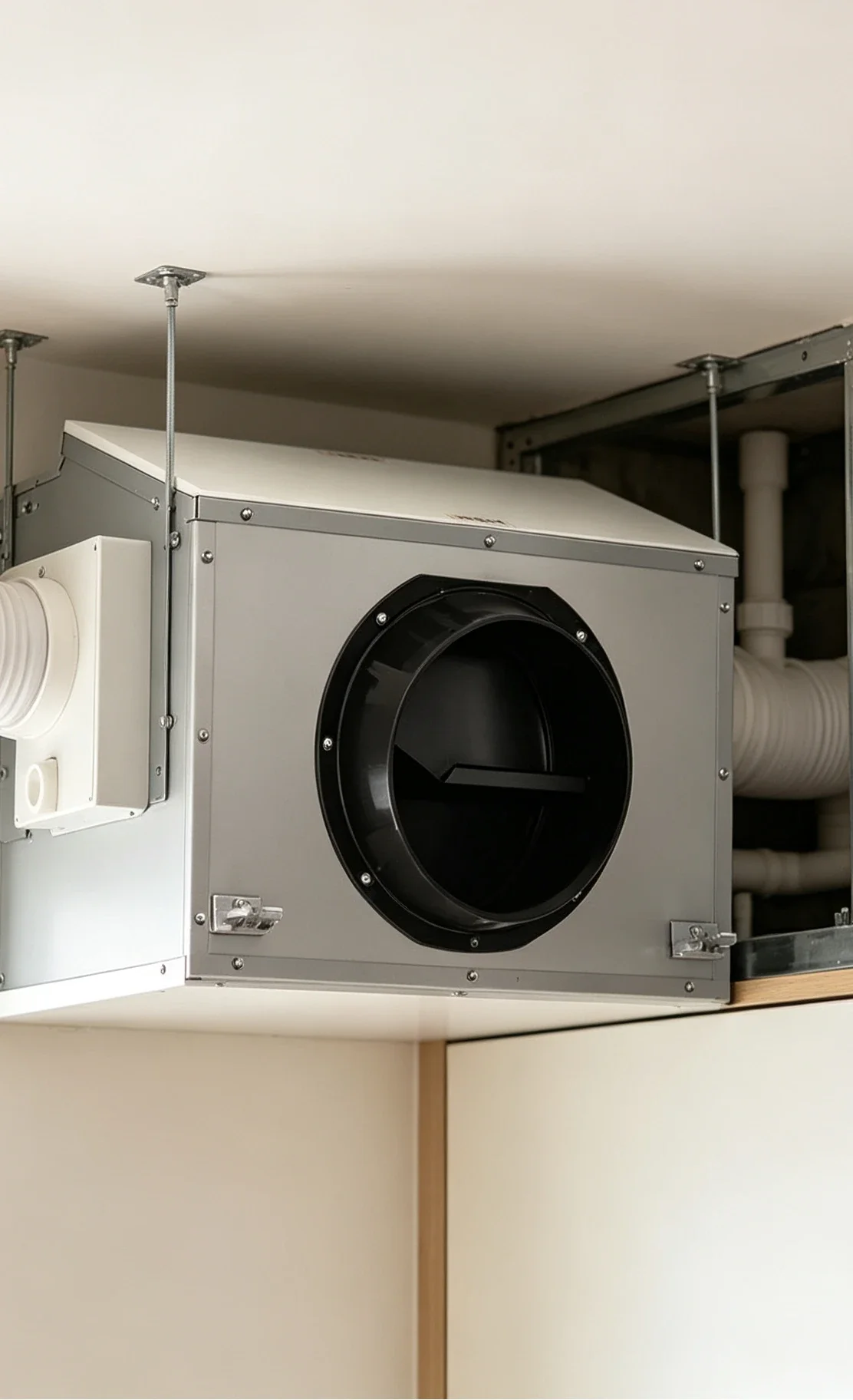 One-way Flow Fresh Air Ventilator Ultra-quiet Supply Fan Fresh Air Machine Ducted Intake and Exhaust for Commercial