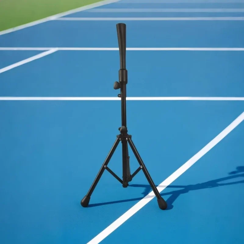 Portable Pickleball Hitting Training Stand Adjustable Pickleball Training Base Practice Pickleballs Trainer Iron Sport Equipment