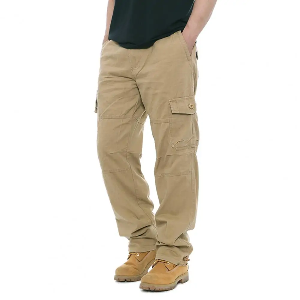 

Cargo Pants Men Cotton Overalls Outdoor Work Trousers Big Size Hombre Clothing Camo Hiking Pants